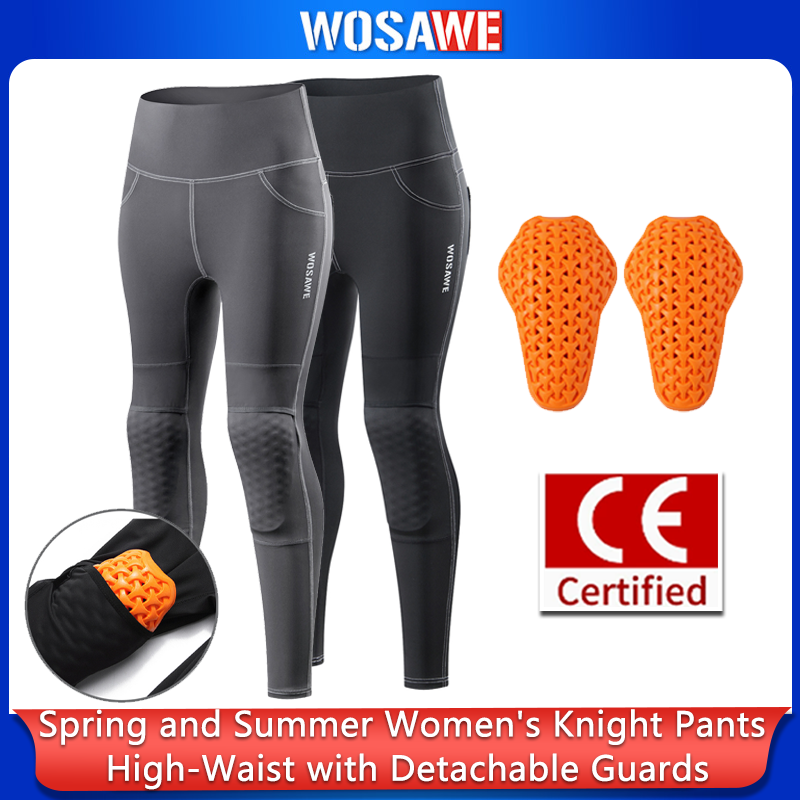 Motorcycle Gear Jacket And Pants - WOSAWE Women Motorcycle Protective Suit CE