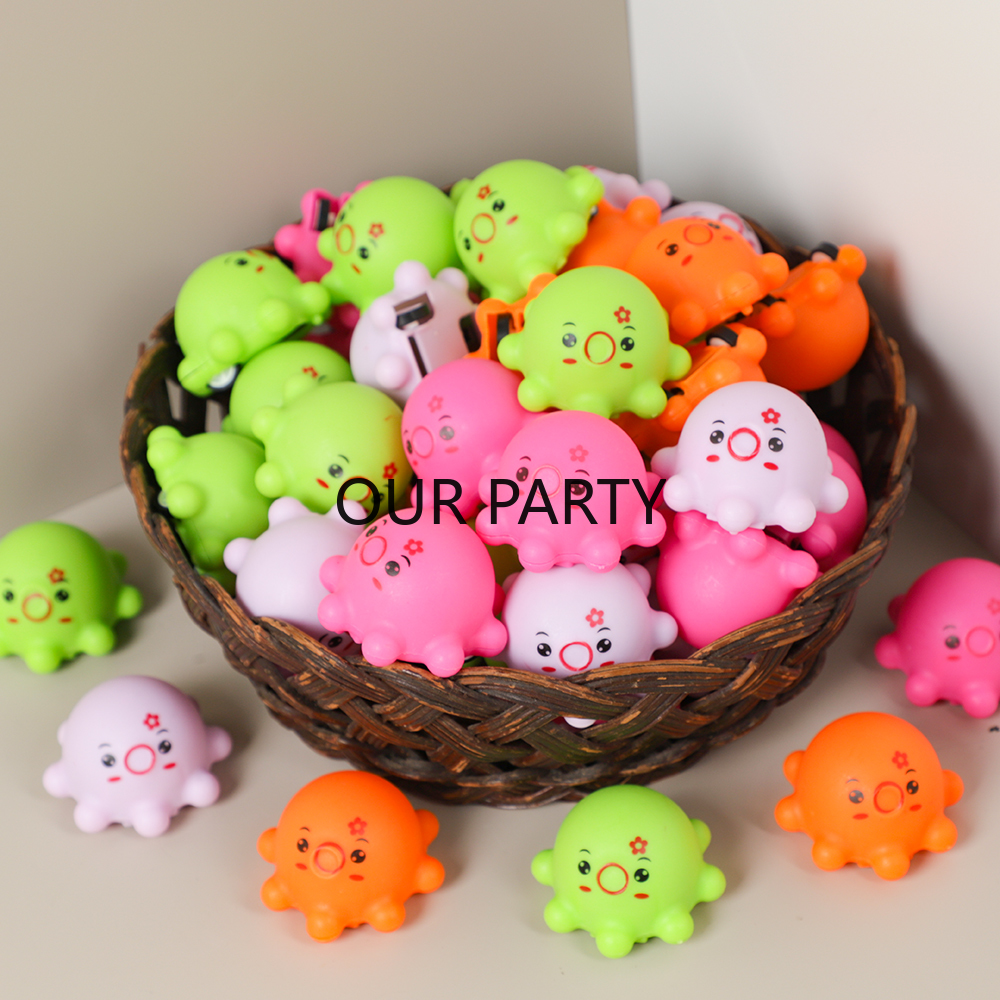 12Pc Cute Mini Octopus Pull Ba - Tail Bag Rack ulasan dan harga