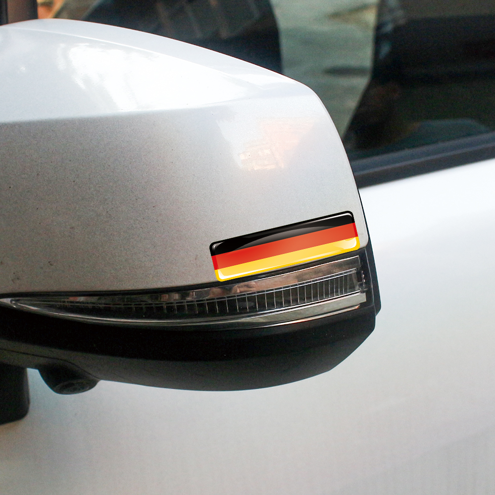 Germany Flag 3D Epoxy Resin De - Motorcycle Gear Germany ulasan dan harga