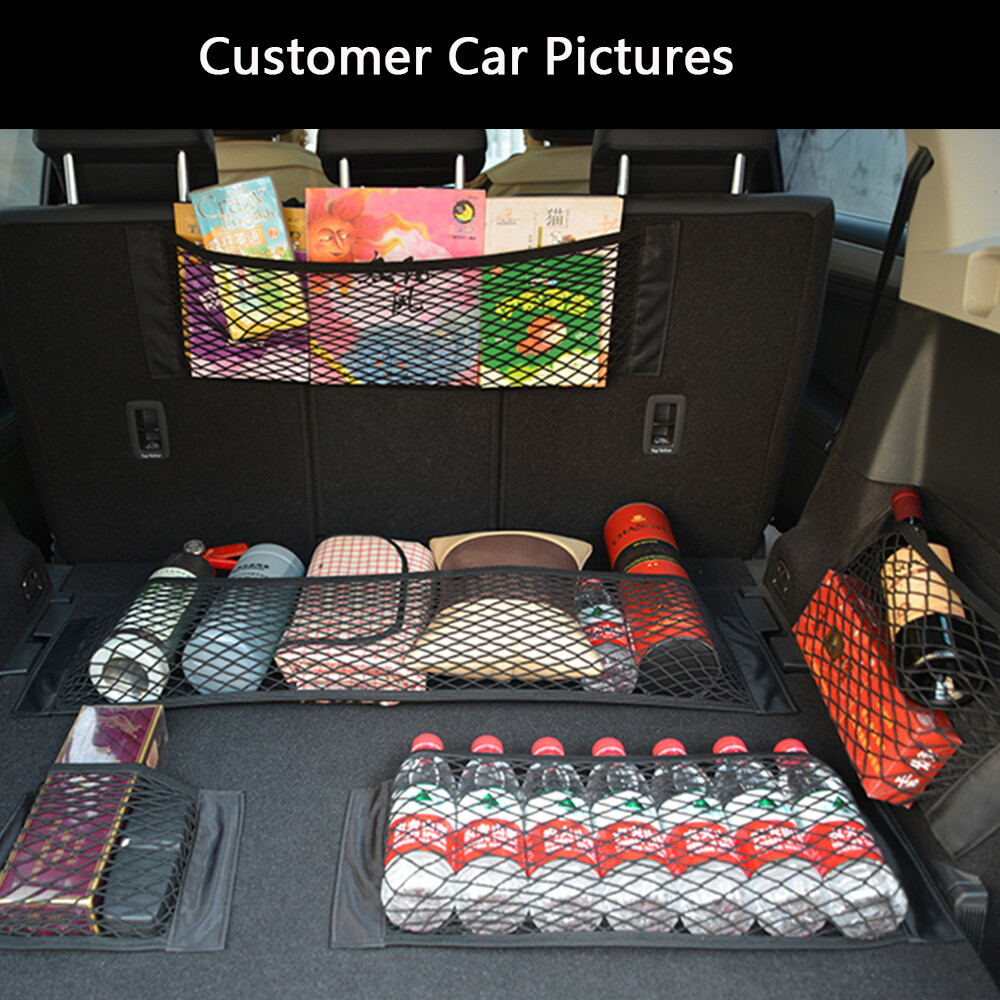 Universal 1pc Car Trunk Mesh O - Tail Bag Rack ulasan dan harga