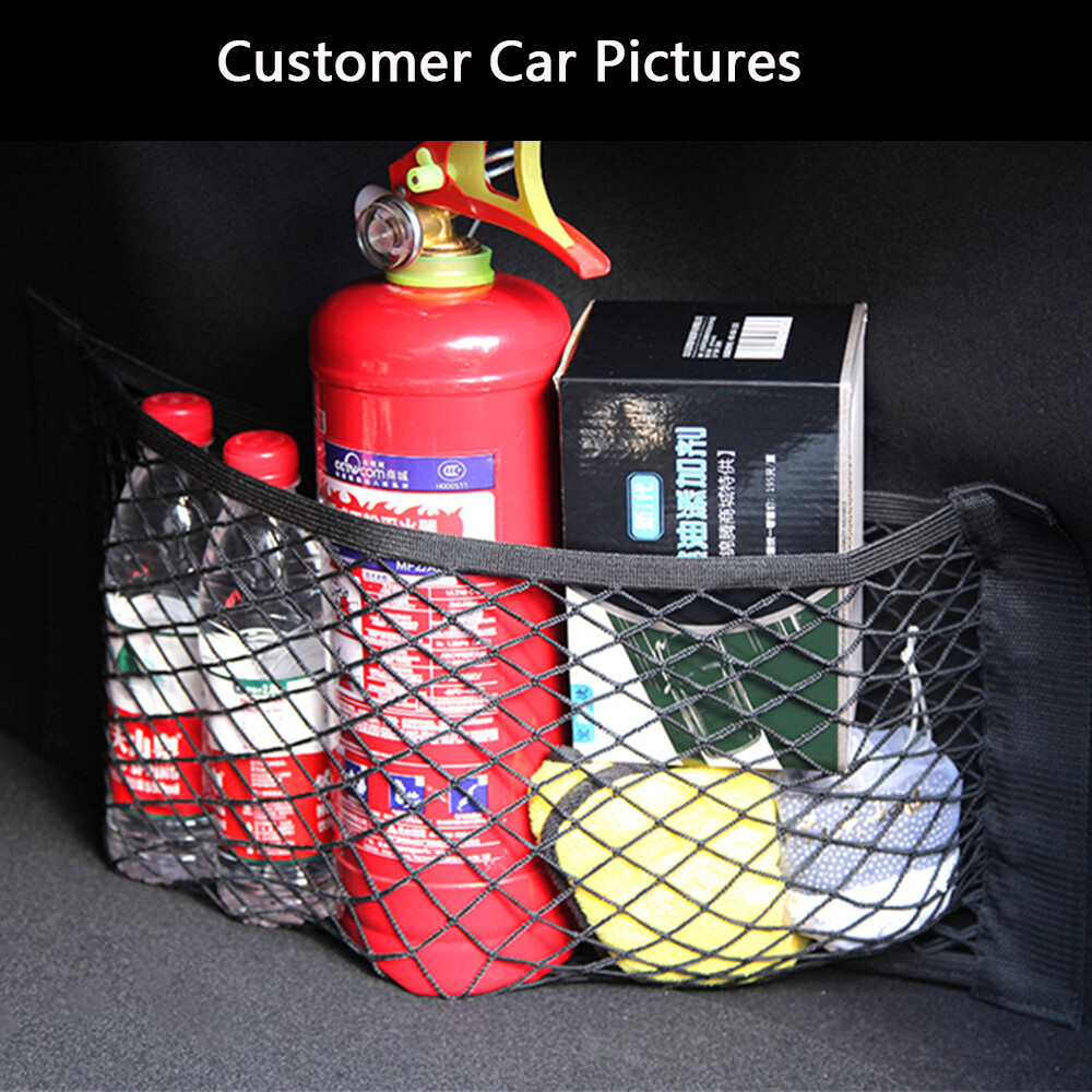 Universal 1pc Car Trunk Mesh O - Tail Bag Rack ulasan dan harga