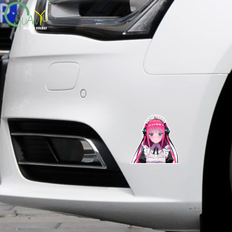 JDM Cute Girl Anime Car Sticke - Motorcycle Gear Hub ulasan dan harga