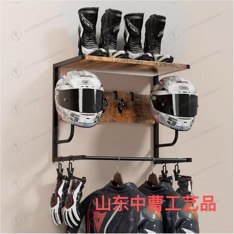 Helmet display rack Wall-mount - Motorcycle Gear Hanger ulasan dan harga