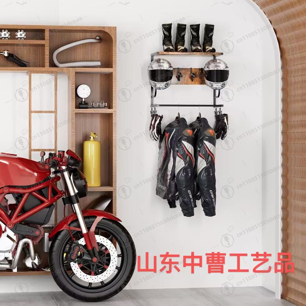 Helmet display rack Wall-mount - Motorcycle Gear Hanger ulasan dan harga