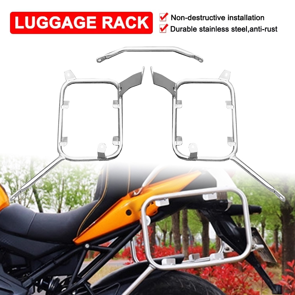 Motorcycle Top Case Panniers L - Tail Bag Rack ulasan dan harga