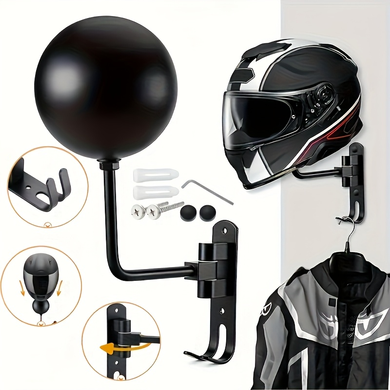 Motorcycle Helmet Holder Swive - Motorcycle Gear Hanger ulasan dan harga