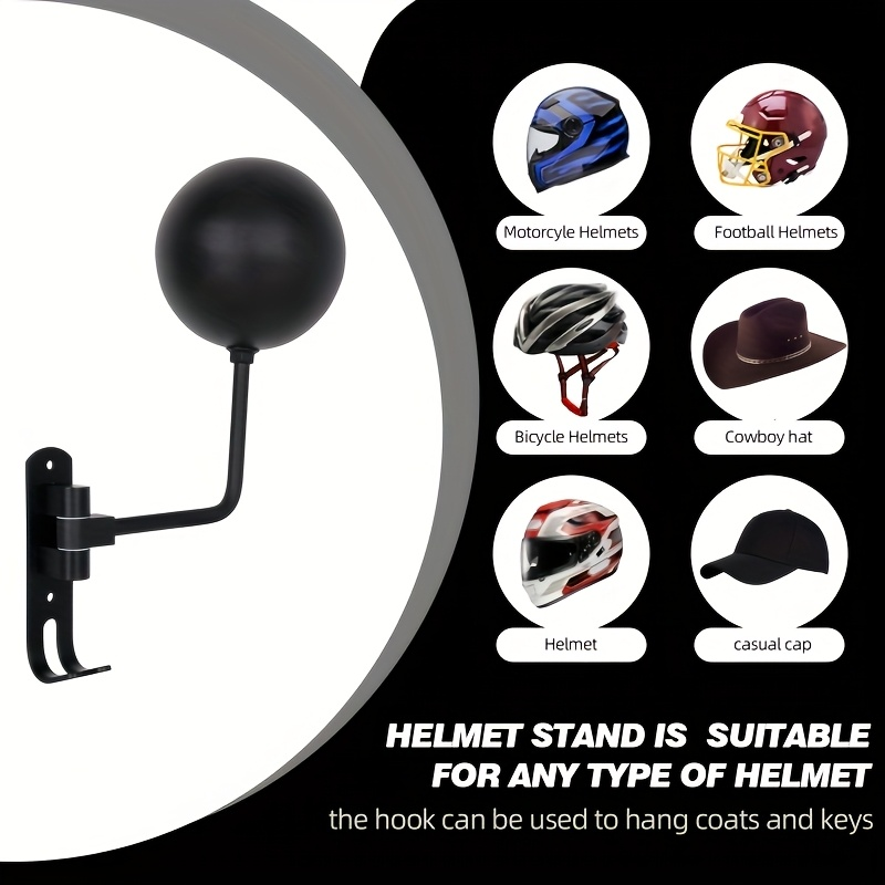 Motorcycle Helmet Holder Swive - Motorcycle Gear Hanger ulasan dan harga