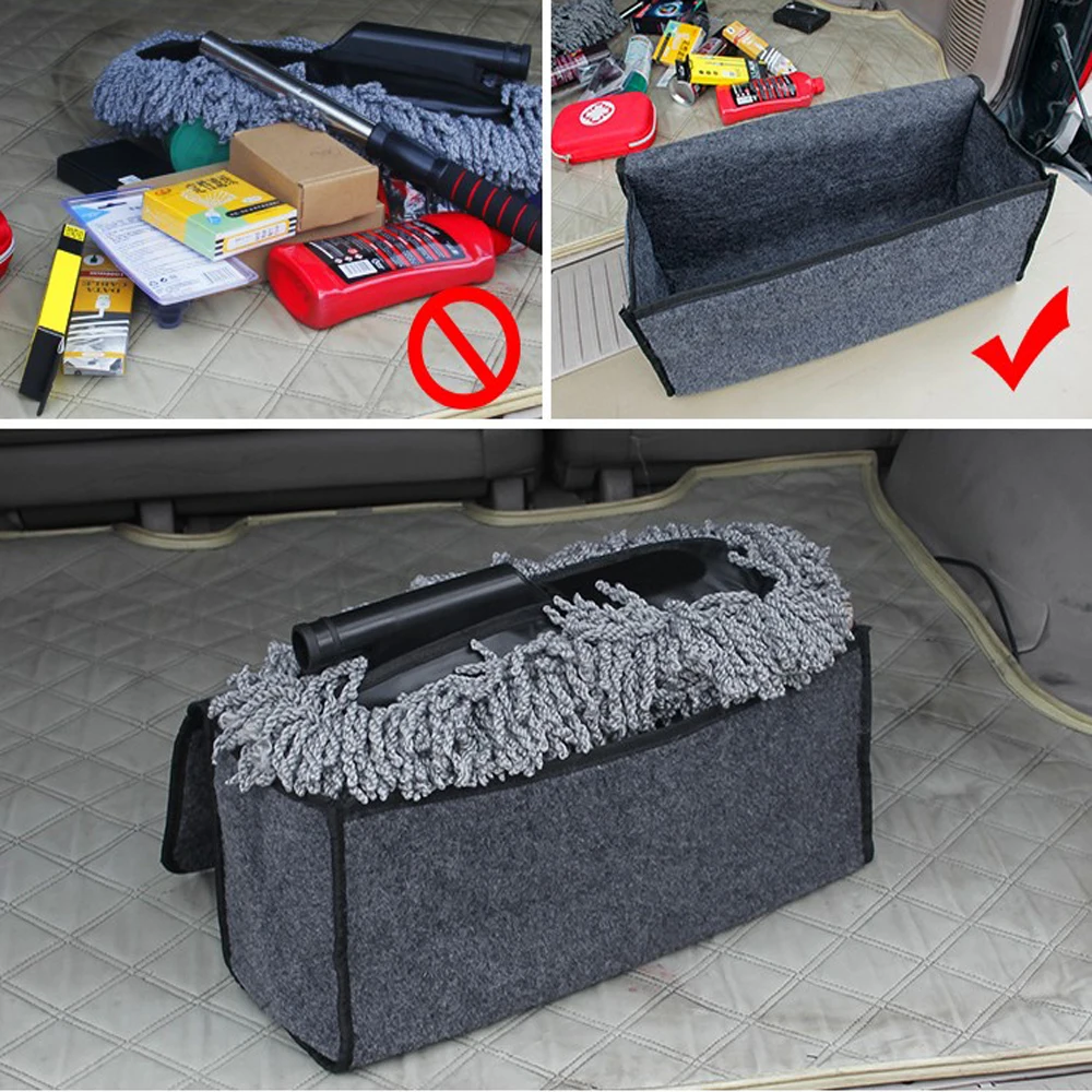 KKJOY Felt Car Trunk Organizer - Tail Bag Rack ulasan dan harga