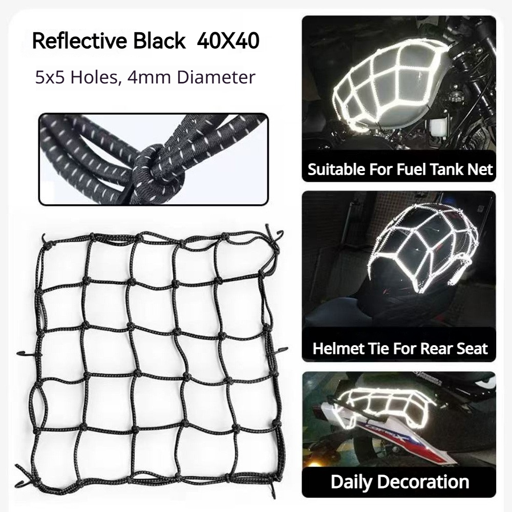 6 Hooks Luggage Net Protective - Motorcycle Gear Hanger ulasan dan harga