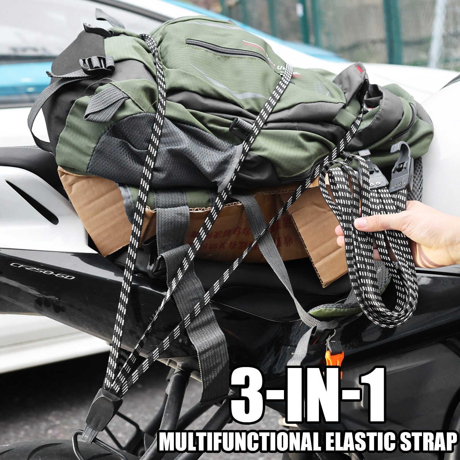 Bungee Cord for Bikepacking Mo - Motorcycle Gear Hanger ulasan dan harga