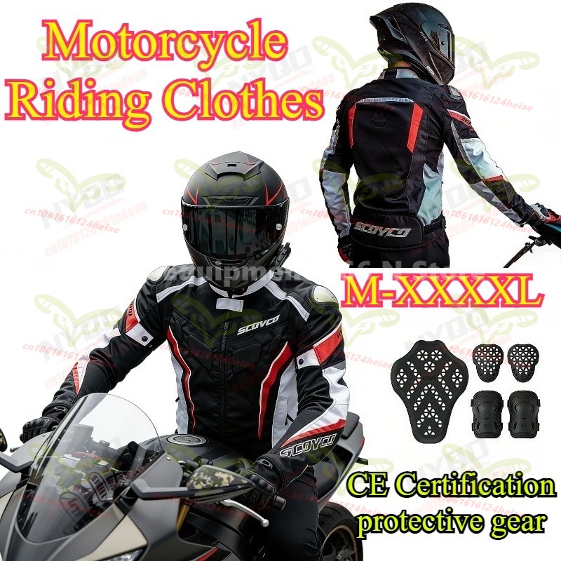Summer Ventilated Mesh Motorcy - Motorcycle Gear Jacket And Pants ulasan dan harga
