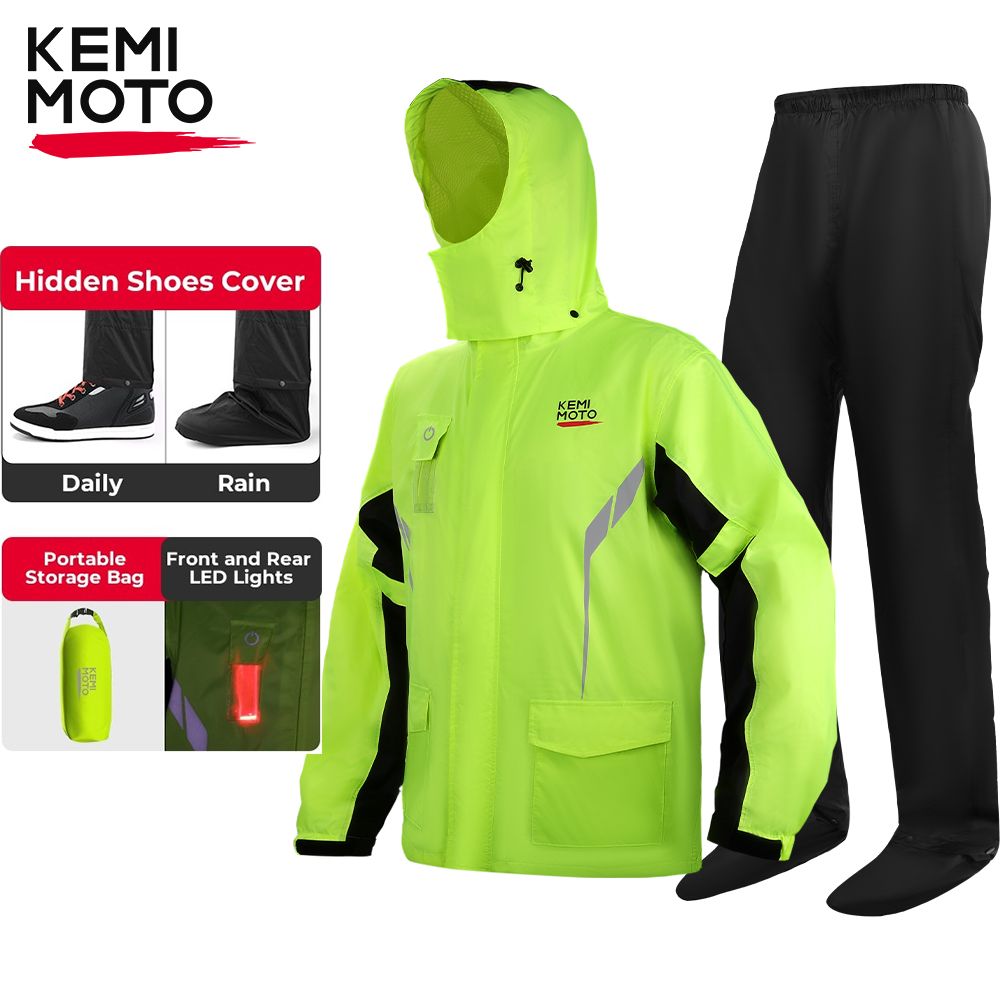 KEMIMOTO Unisex Waterproof Rai - Motorcycle Gear Jacket And Pants ulasan dan harga