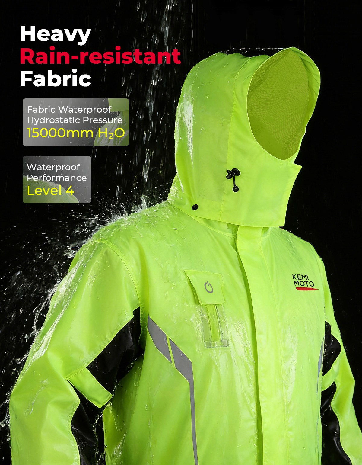 KEMIMOTO Unisex Waterproof Rai - Motorcycle Gear Jacket And Pants ulasan dan harga