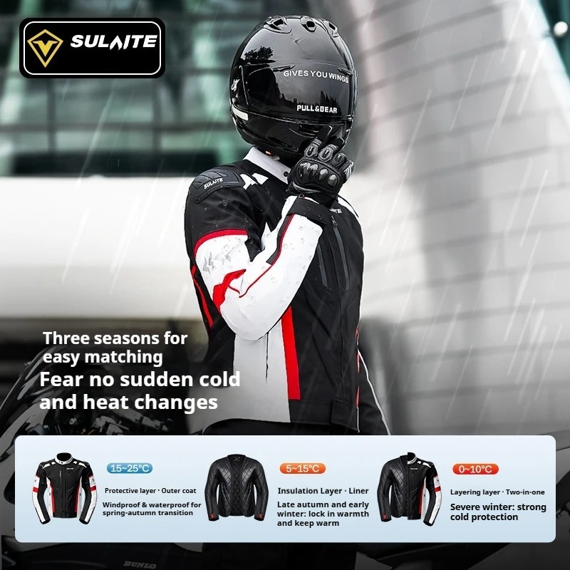 SULAITE Winter Motorcycle Ridi - Motorcycle Gear Jacket And Pants ulasan dan harga