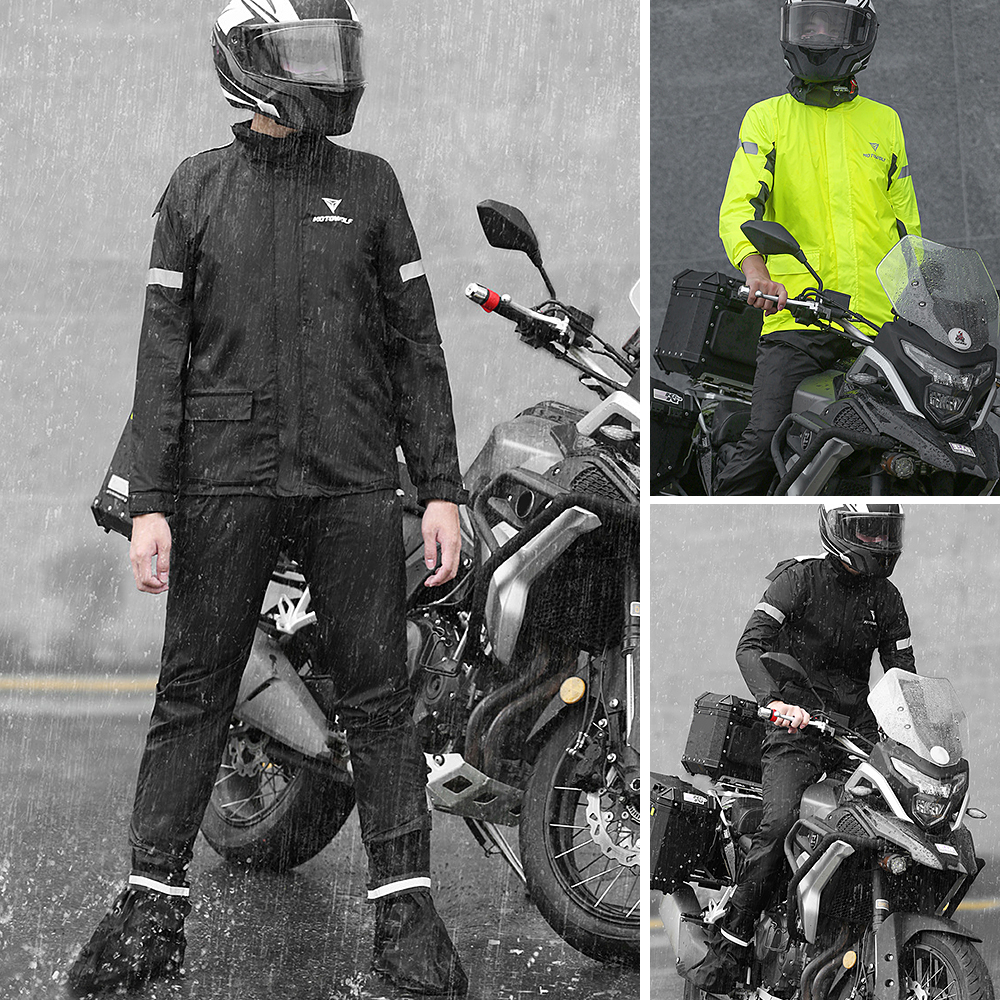 Men Motorcycle Rain Suit Outdo - Motorcycle Gear Jacket And Pants ulasan dan harga