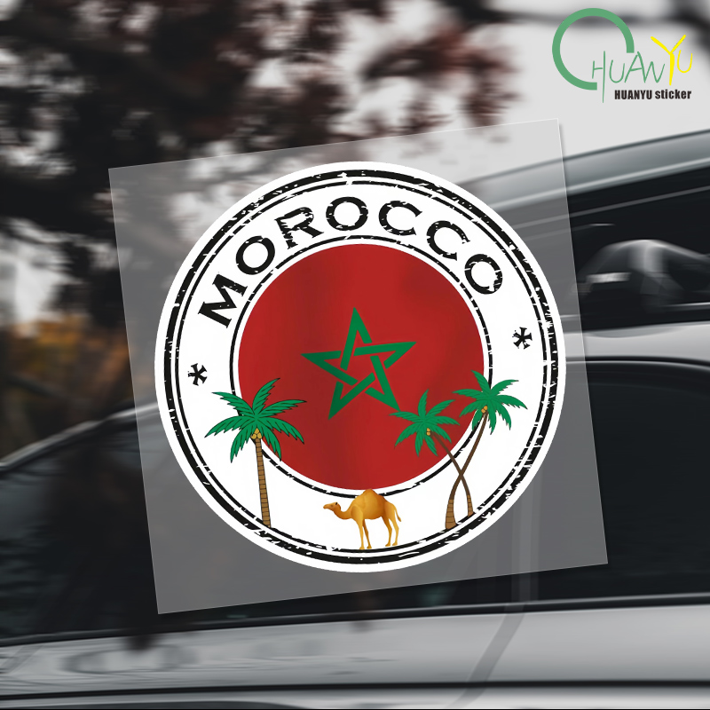 Creative Morocco Stickers Moro - Motorcycle Gear Hub ulasan dan harga