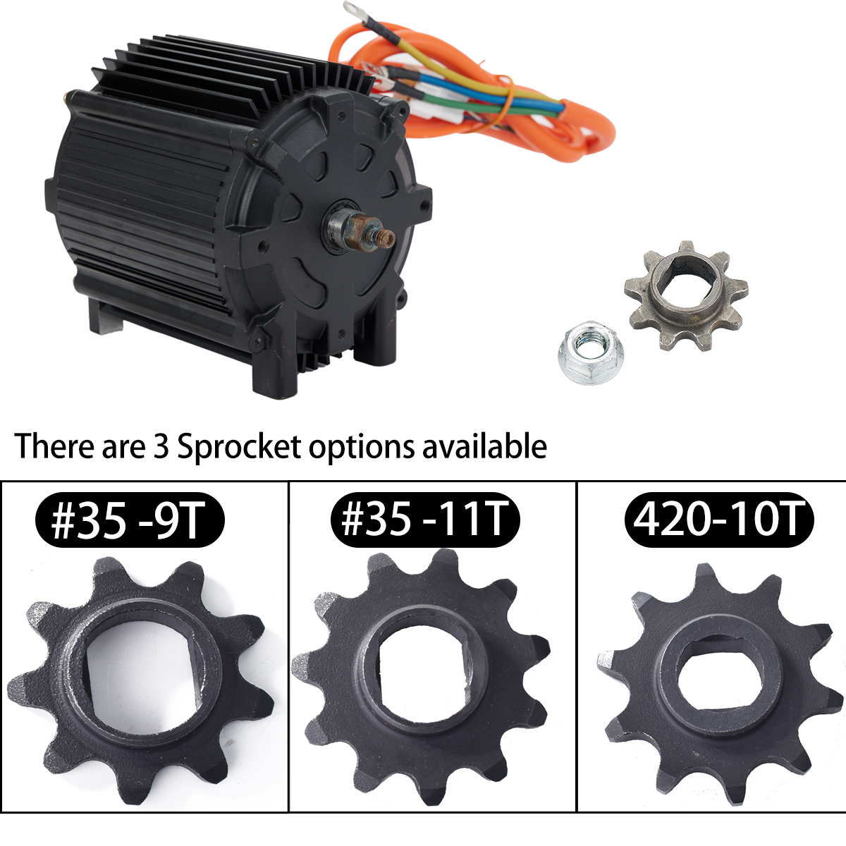 Kunray KR5V V2 72V 5000W Elect - Motorcycle Gear Hub ulasan dan harga