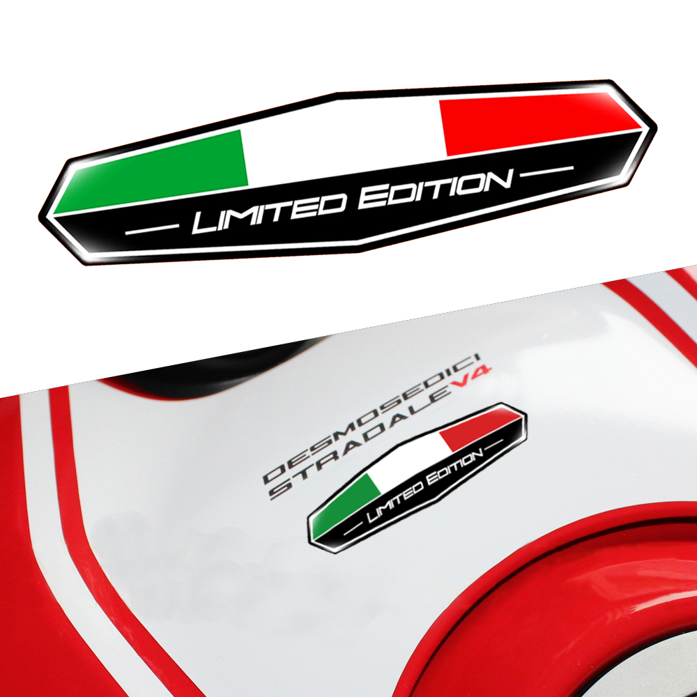 Italy Flag 3D Epoxy Sticker Mo - Motorcycle Gear Hub ulasan dan harga