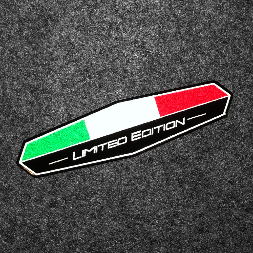 Italy Flag 3D Epoxy Sticker Mo - Motorcycle Gear Hub ulasan dan harga